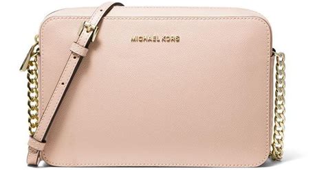 michael kors jet set crossbody soft pink|Michael Kors phone crossbody purse.